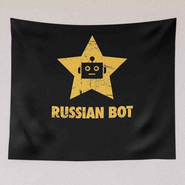 Item preview, Funny Russian Bot / Internet Troll designed and sold by Jam Jar.