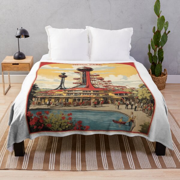 Artikelvorschau, Heide Park Resort Deutschland Starry Vintage Reiseplakatkunst entworfen und verkauft von TravelersGems.