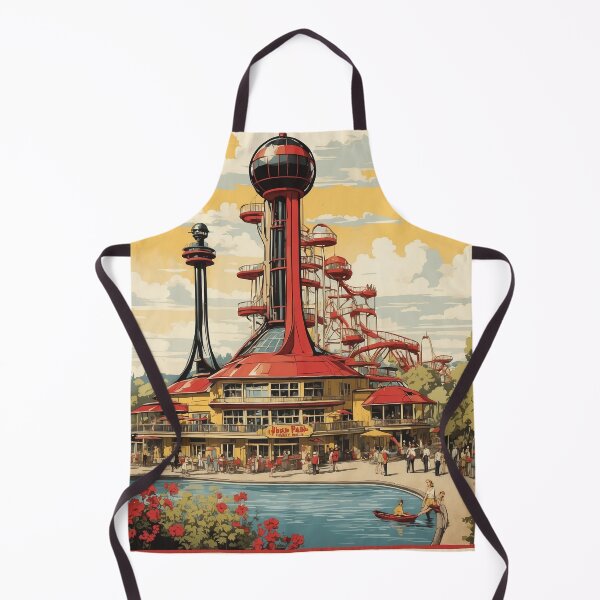 Artikelvorschau, Heide Park Resort Deutschland Starry Vintage Reiseplakatkunst entworfen und verkauft von TravelersGems.