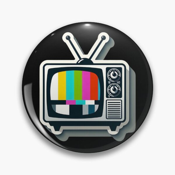 Item preview, Retro TV device sticker - classic 80s television nostalgia designed and sold by Elitekampfei.