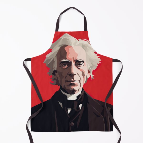 Item preview, Bertrand Russell | Red minimalism designed and sold by ComicsFactory.