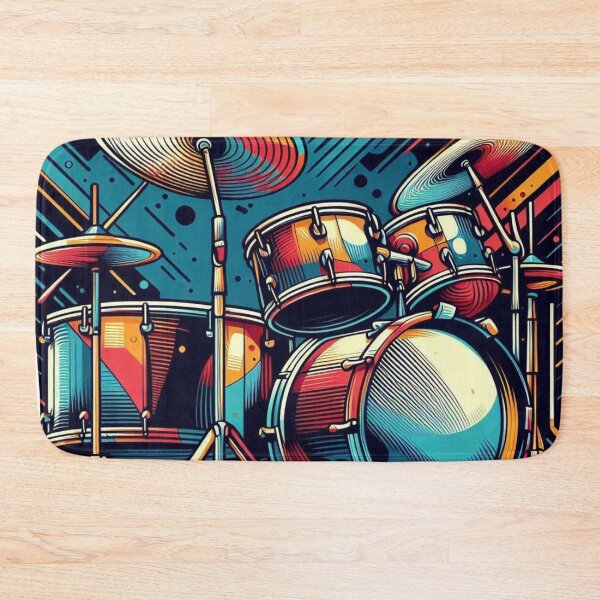 Item preview, Drum Kit PoP Art  designed and sold by YVESTEP.