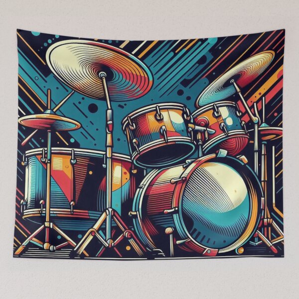 Item preview, Drum Kit PoP Art  designed and sold by YVESTEP.