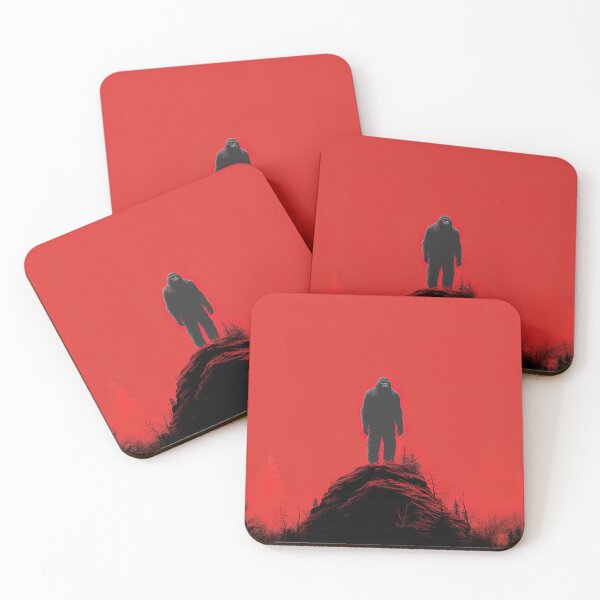Item preview, Bigfoot | Red minimalism designed and sold by ComicsFactory.