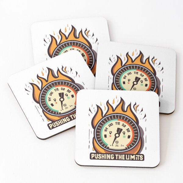 Item preview, Full Throttle Fuel Gauge with Fiery Backdrop designed and sold by NiftyWrx.