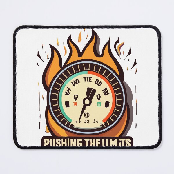 Item preview, Full Throttle Fuel Gauge with Fiery Backdrop designed and sold by NiftyWrx.