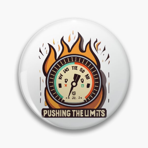 Item preview, Full Throttle Fuel Gauge with Fiery Backdrop designed and sold by NiftyWrx.