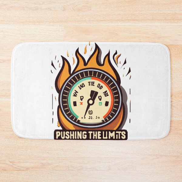 Item preview, Full Throttle Fuel Gauge with Fiery Backdrop designed and sold by NiftyWrx.