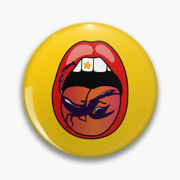 Artikelvorschau, RUNAWAY STEPH Design Red Pluto Scorpion Mouth Classic entworfen und verkauft von RunawaySteph.