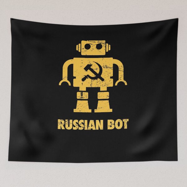Item preview, Funny Russian Bot / Internet Troll designed and sold by Jam Jar.