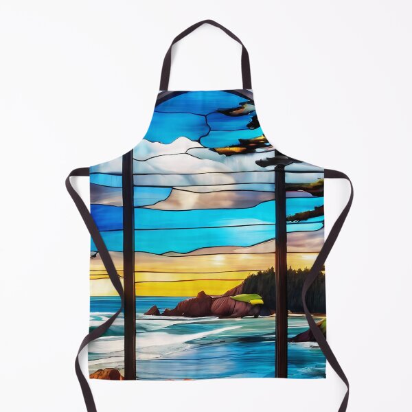 Item preview, Beautiful Stained Glass Style Design Of The Oregon Coast designed and sold by OregonsOwn.