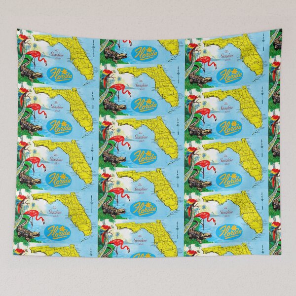 Item preview, Vintage Florida Map designed and sold by OCNau.
