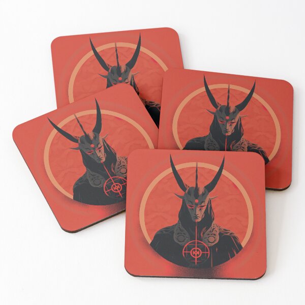 Item preview, Bishamon | Red minimalism designed and sold by ComicsFactory.