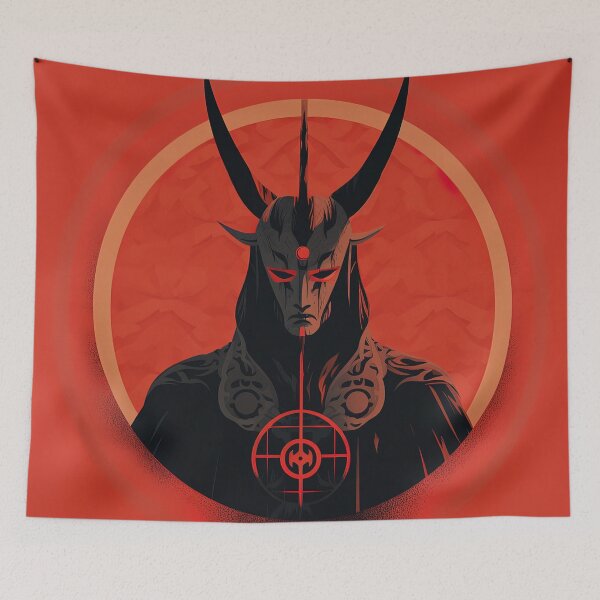 Item preview, Bishamon | Red minimalism designed and sold by ComicsFactory.