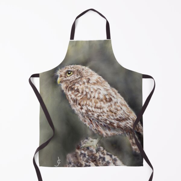 Item preview, Little owl mixed media drawing for charity designed and sold by JayTCee.