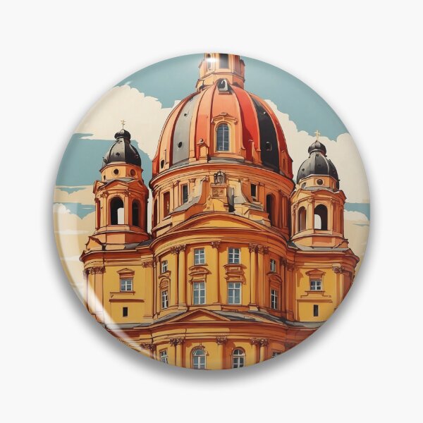 Artikelvorschau, Frauenkirche Dresden Deutschland Vintage Reiseplakatkunst entworfen und verkauft von TravelersGems.