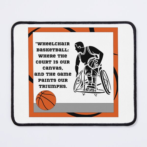 Item preview, Wheelchair Basketball / Wheelchair Sport, let's shoot some hoops. designed and sold by It's Wheelie Cool.
