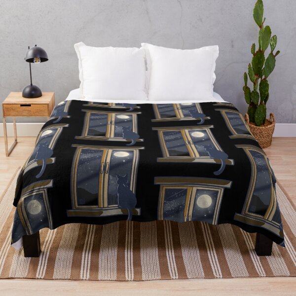 Item preview, Night Sky Outside The Window designed and sold by BATKEI ART.