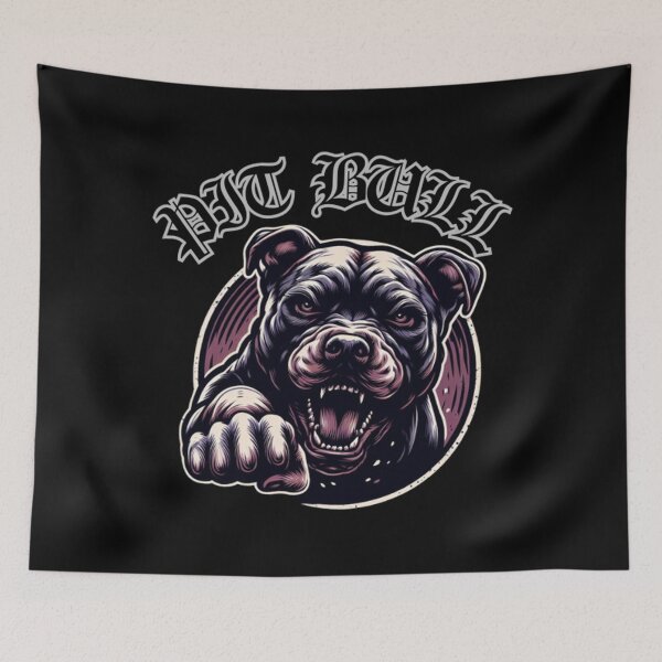 Item preview, perro pitbull designed and sold by RadekArt.