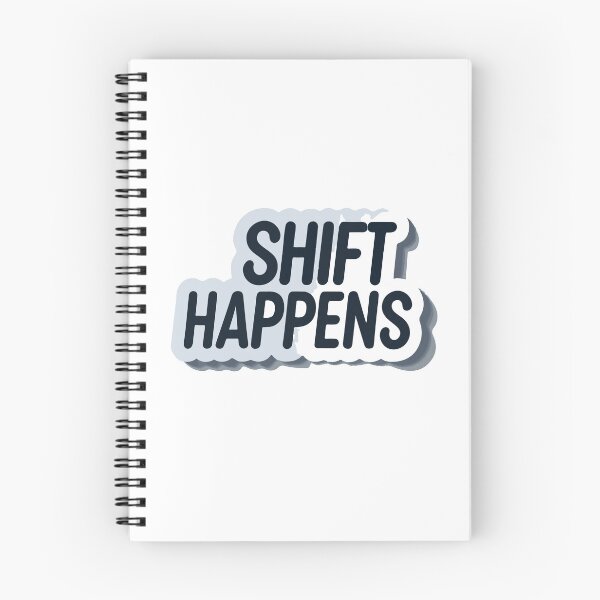 Item preview, Shift Happens - Modern Gear Shift Design designed and sold by NiftyWrx.