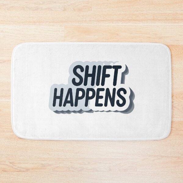 Item preview, Shift Happens - Modern Gear Shift Design designed and sold by NiftyWrx.