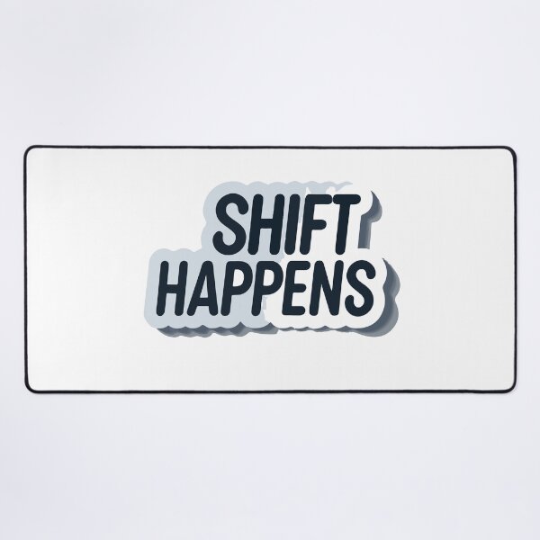Item preview, Shift Happens - Modern Gear Shift Design designed and sold by NiftyWrx.