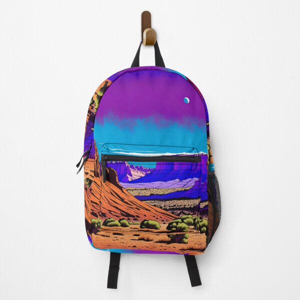 Item preview, Utah Landscape with Moon Violet Tones designed and sold by Secondearth.