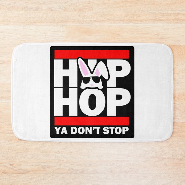 Item preview, HIP HOP ya don’t stop - FUN Easter Bunny Rappers  - 80s music - Rabbit lover - old school rap designed and sold by originalsusie.