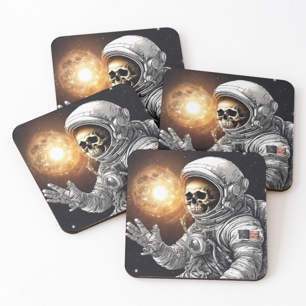 Item preview, Skeleton Astronaut | Space Skull | Dystopian Art | Skull Astronaut Artwork | Fantasy Astronaut Skull  designed and sold by andrew758.