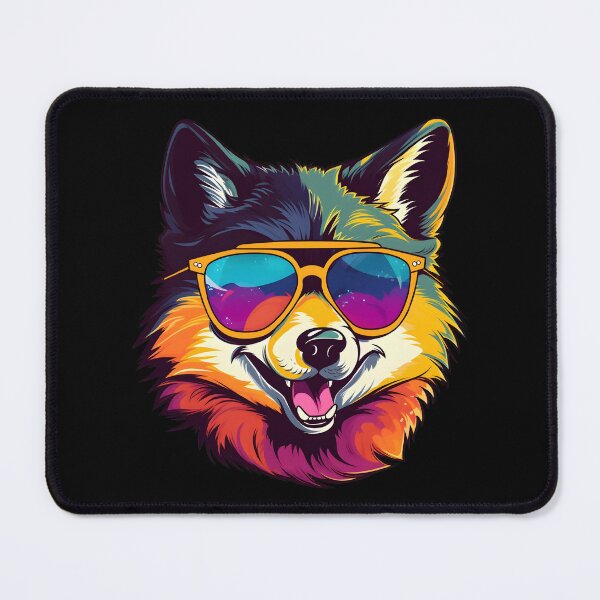 Item preview, Cool Wolf Wearing Sunglasses designed and sold by Leonardo Palumbo.