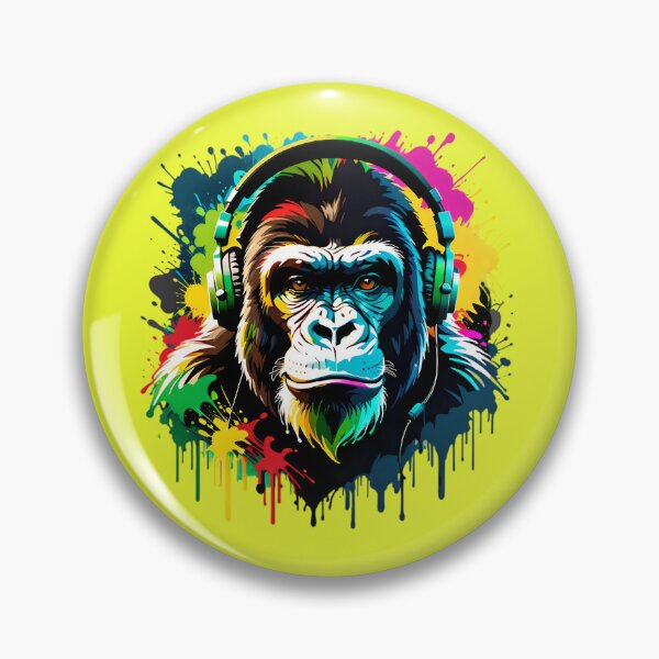 Item preview, Cool Graffiti Party Gorilla designed and sold by TheArtOfPat.