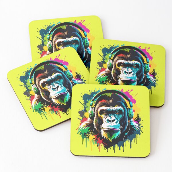 Item preview, Cool Graffiti Party Gorilla designed and sold by TheArtOfPat.