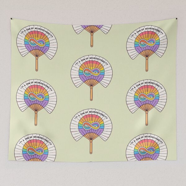 Item preview, I'm a fan of neurodiversity designed and sold by Vkinsify.