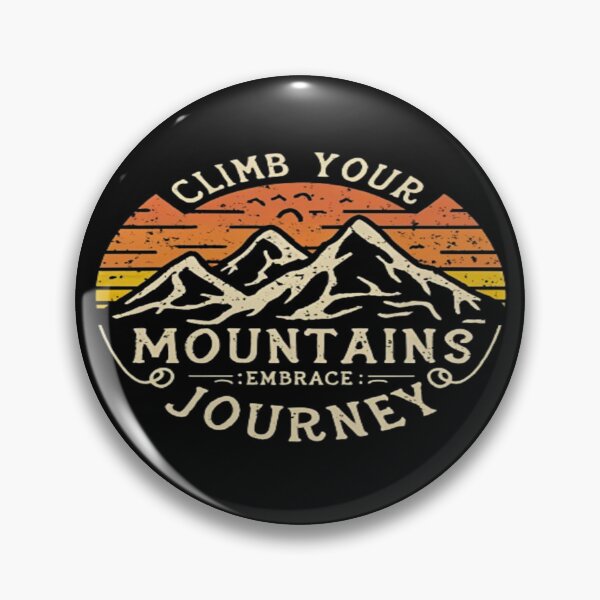 Item preview, Vintage Climb Your Mountains Embrace Journey  designed and sold by quotesdesignss.