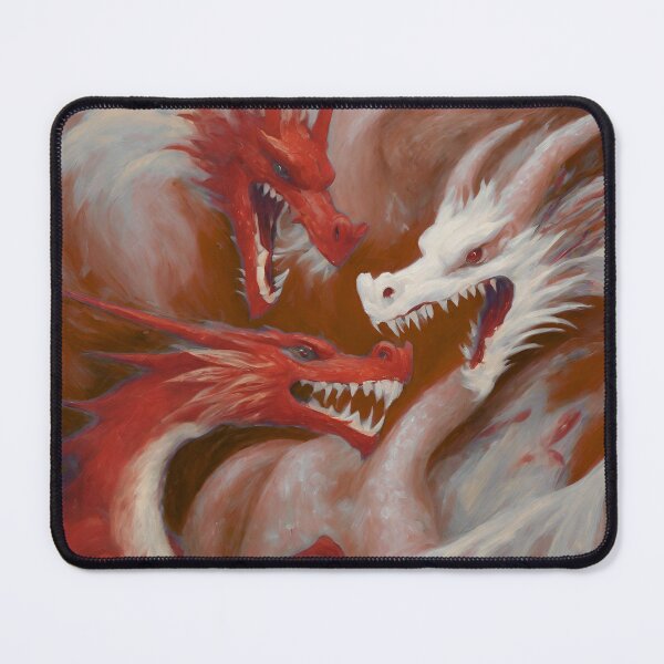 Item preview, Three great dragons fighting designed and sold by ohsopurposeless.