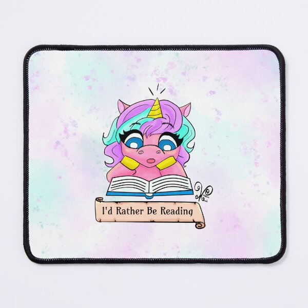 Item preview, I'd Rather Be Reading Unicorn designed and sold by Imaginessa.