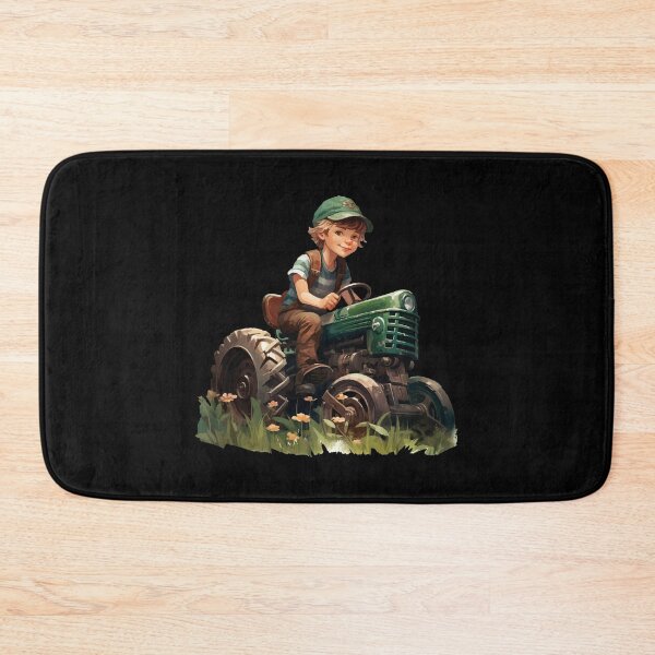 Item preview, Little boy on tractor, gift farmer, farmer's child designed and sold by Andrea-Design.