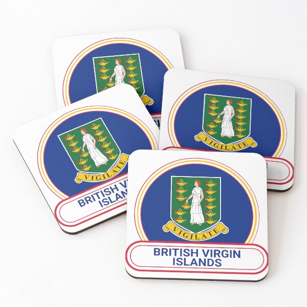 Item preview, British Virgin Islands Country Badge - British Virgin Islands Flag designed and sold by chrisrivait.