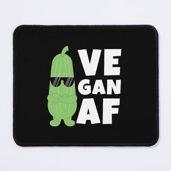 Item preview, Vegan AF Cute Cucumber designed and sold by ricricswert.