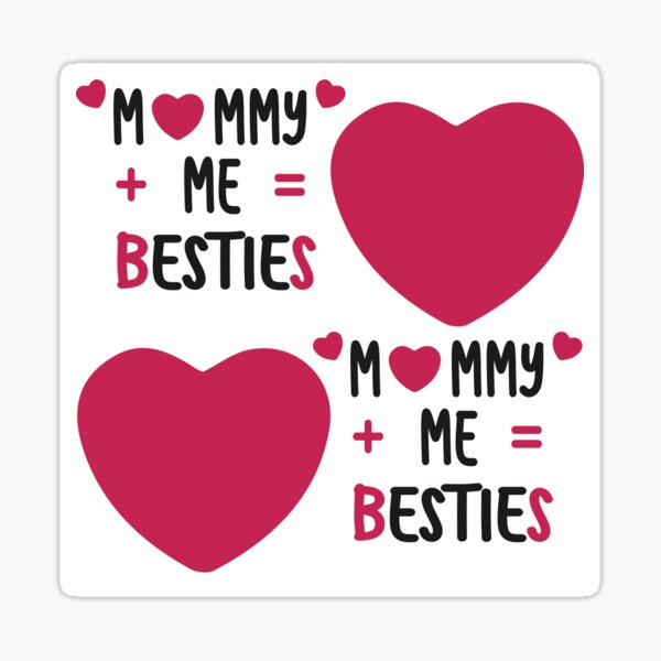 Aperçu de l'œuvre Ma Mamy + moi = besties (design) créée et vendue par DulceMia8.