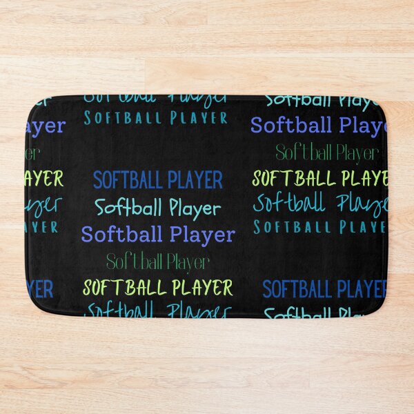 Item preview, Softball Player Coed Mens Womens Blue Green Sport designed and sold by IntoClearWater.