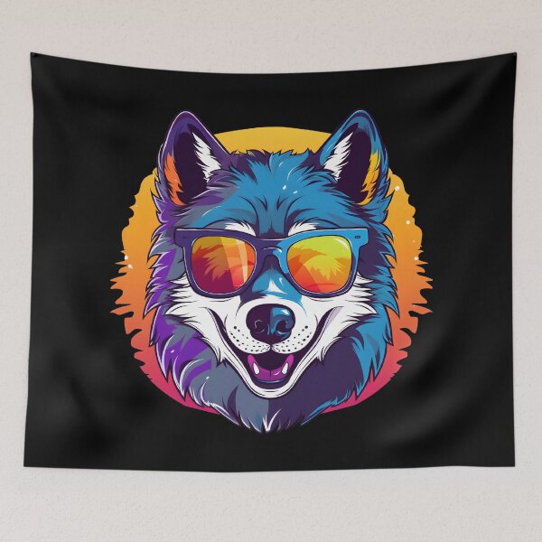 Item preview, Cool Wolf With Sunglasses designed and sold by Leonardo Palumbo.