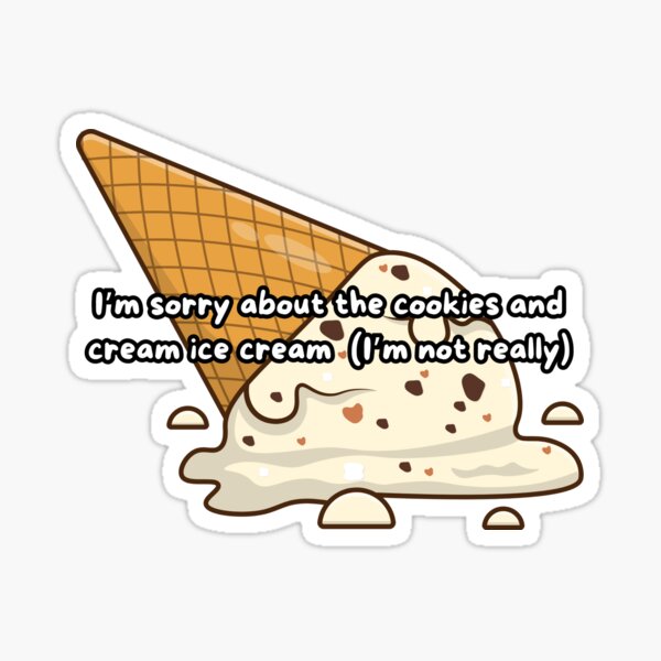 Item preview, Cookies and Cream Ice Cream - Butcher and Blackbird Trigger Warning designed and sold by Rosiesullie.