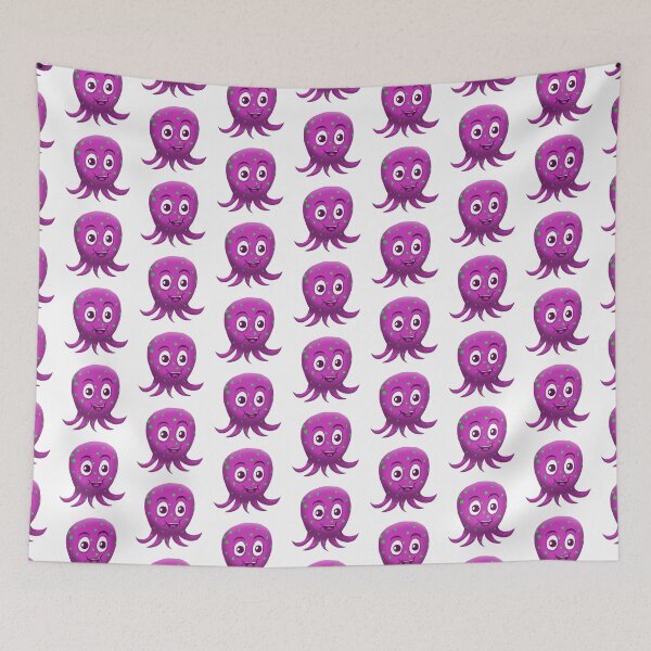 Item preview, Small purple squid designed and sold by VauKaArtShop.