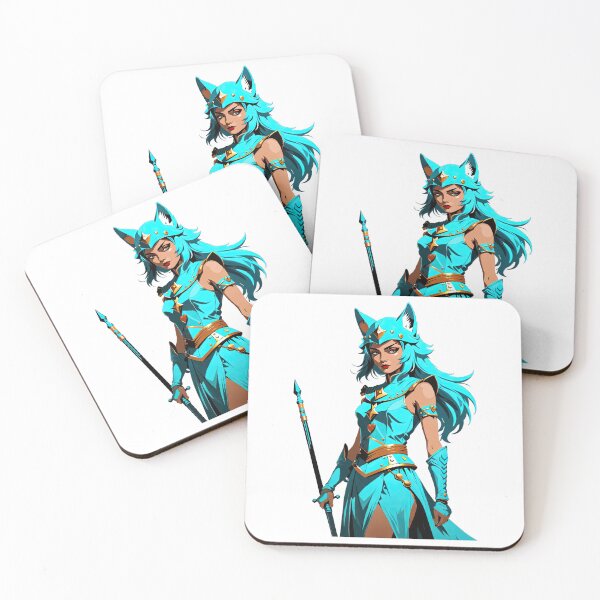 Item preview, Turquoise Rebel, Warrior Wolf Queen designed and sold by filusattila.