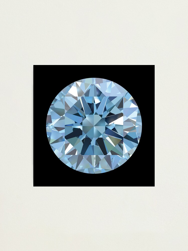 Diamond Facets Photographic Print
