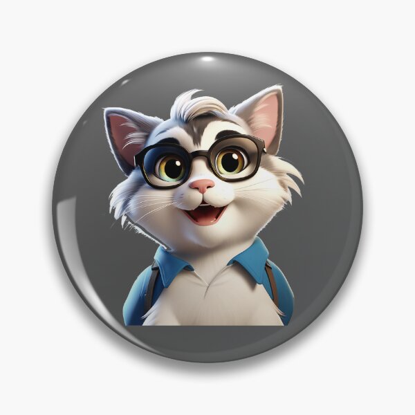 Item preview, Smart Cat With Glasses designed and sold by neworionsOrions.