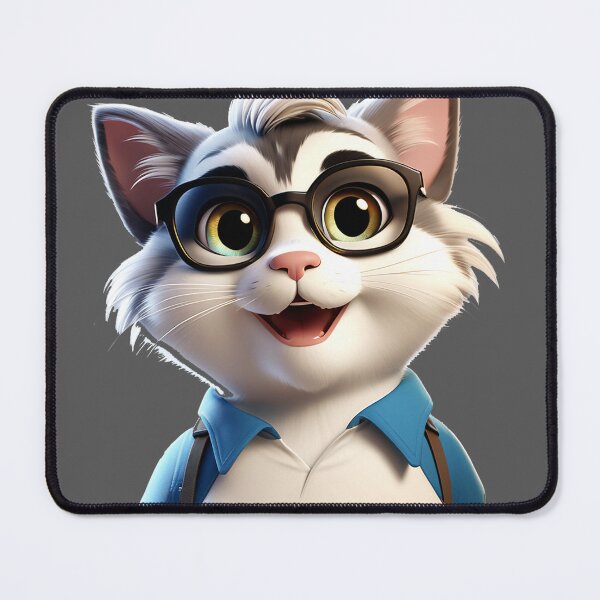 Item preview, Smart Cat With Glasses designed and sold by neworionsOrions.