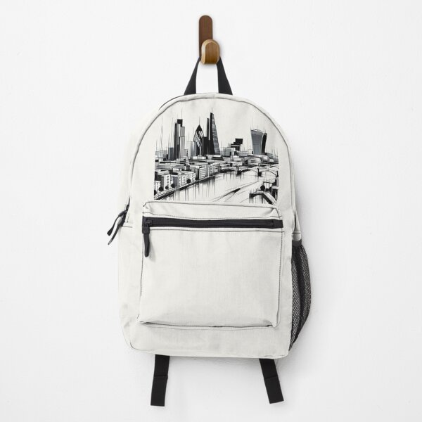 Item preview, London modern Sights Minimalist Perspective Drawing designed and sold by Gaborai.