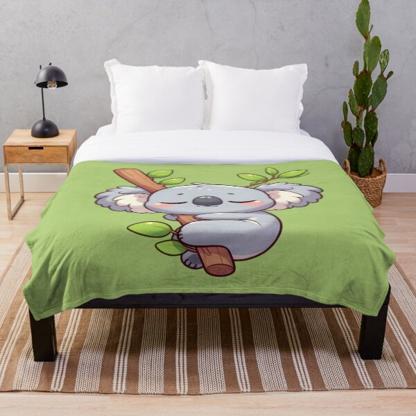 Aperçu de l'œuvre Koala endormi mignon Chibi créée et vendue par Delamoon.
